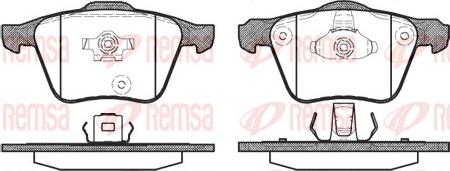 Remsa 1043.02 - Komplet Pločica, disk-kočnica www.molydon.hr