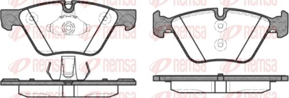 Remsa 1052.30 - Komplet Pločica, disk-kočnica www.molydon.hr