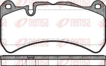 Remsa 1192.00 - Komplet Pločica, disk-kočnica www.molydon.hr