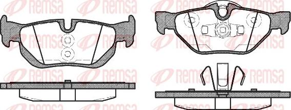 Remsa 1145.10 - Komplet Pločica, disk-kočnica www.molydon.hr