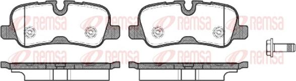 Remsa 1159.10 - Komplet Pločica, disk-kočnica www.molydon.hr