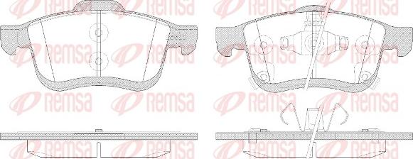 Remsa 1183.42 - Komplet Pločica, disk-kočnica www.molydon.hr