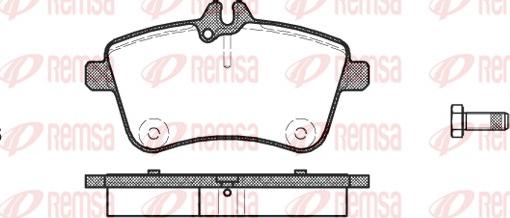 Remsa 1130.00 - Komplet Pločica, disk-kočnica www.molydon.hr