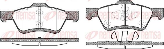 Remsa 1124.00 - Komplet Pločica, disk-kočnica www.molydon.hr