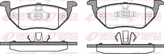 Remsa 1125.00 - Komplet Pločica, disk-kočnica www.molydon.hr