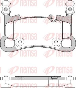 Remsa 1864.00 - Komplet Pločica, disk-kočnica www.molydon.hr