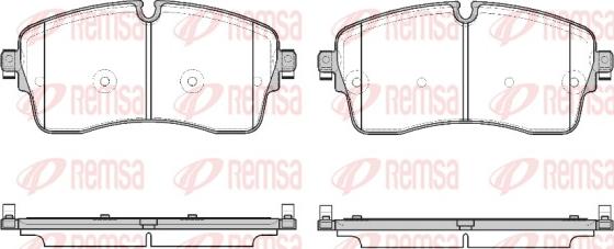 Remsa 1815.00 - Komplet Pločica, disk-kočnica www.molydon.hr