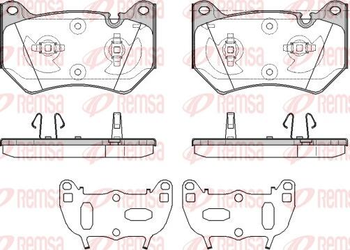 Remsa 1839.10 - Komplet Pločica, disk-kočnica www.molydon.hr