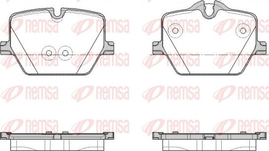 Remsa 1875.00 - Komplet Pločica, disk-kočnica www.molydon.hr