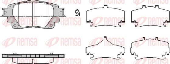 Remsa 1871.00 - Komplet Pločica, disk-kočnica www.molydon.hr