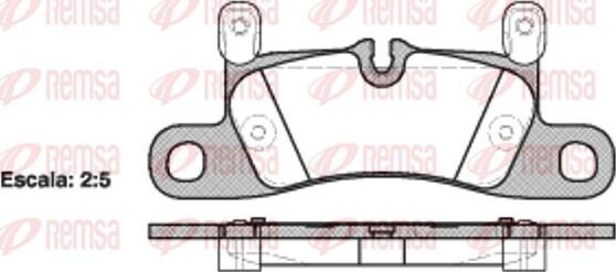 Remsa 1379.20 - Komplet Pločica, disk-kočnica www.molydon.hr