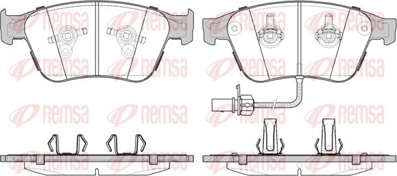 Remsa 1371.12 - Komplet Pločica, disk-kočnica www.molydon.hr