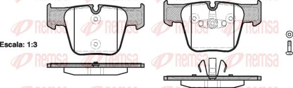 Remsa 1218.00 - Komplet Pločica, disk-kočnica www.molydon.hr