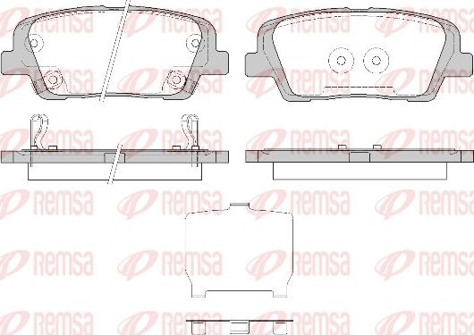 Remsa 1274.42 - Komplet Pločica, disk-kočnica www.molydon.hr