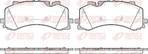 Remsa 1744.00 - Komplet Pločica, disk-kočnica www.molydon.hr