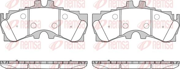 Remsa 1789.00 - Komplet Pločica, disk-kočnica www.molydon.hr