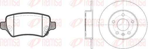 Remsa 8957.00 - Komplet kočnica, disk-kočnica www.molydon.hr