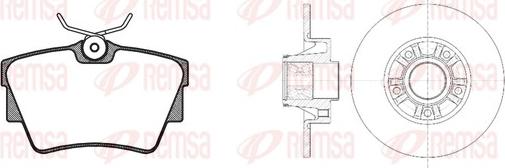 Remsa 8591.20 - Komplet kočnica, disk-kočnica www.molydon.hr