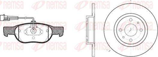 Remsa 8588.00 - Komplet kočnica, disk-kočnica www.molydon.hr