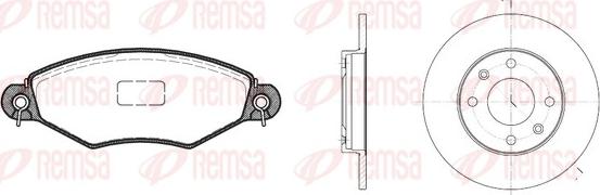 Remsa 8643.06 - Komplet kočnica, disk-kočnica www.molydon.hr