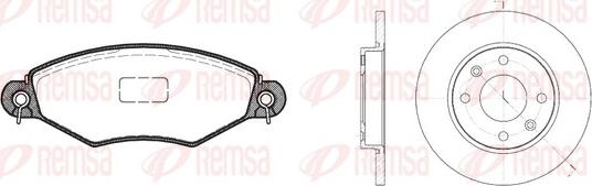 Remsa 8643.02 - Komplet kočnica, disk-kočnica www.molydon.hr