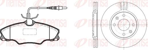 Remsa 8603.00 - Komplet kočnica, disk-kočnica www.molydon.hr