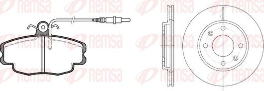 Remsa 8141.03 - Komplet kočnica, disk-kočnica www.molydon.hr