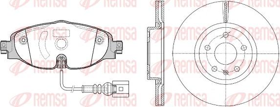 Remsa 81515.00 - Komplet kočnica, disk-kočnica www.molydon.hr