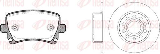 Remsa 81031.00 - Komplet kočnica, disk-kočnica www.molydon.hr