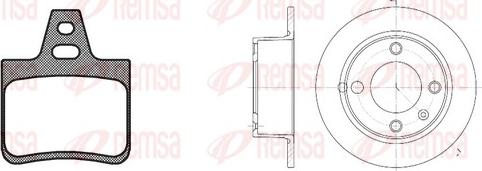 Remsa 8102.00 - Komplet kočnica, disk-kočnica www.molydon.hr