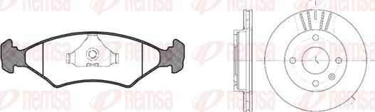 Remsa 8119.01 - Komplet kočnica, disk-kočnica www.molydon.hr