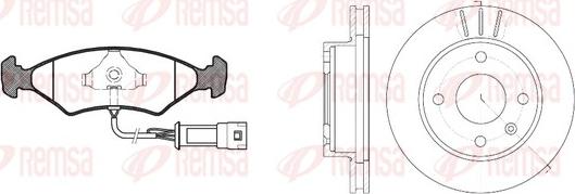 Remsa 8119.03 - Komplet kočnica, disk-kočnica www.molydon.hr