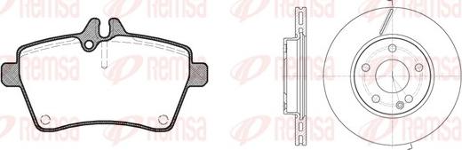 Remsa 81144.00 - Komplet kočnica, disk-kočnica www.molydon.hr