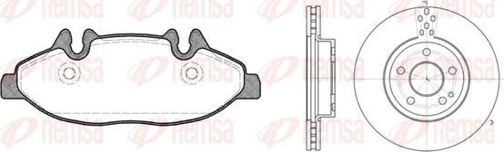 Remsa 81109.00 - Komplet kočnica, disk-kočnica www.molydon.hr