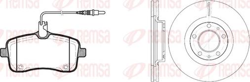 Remsa 81102.00 - Komplet kočnica, disk-kočnica www.molydon.hr