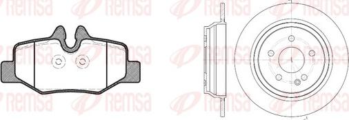 Remsa 81110.00 - Komplet Pločica, disk-kočnica www.molydon.hr