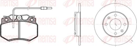 Remsa 8170.00 - Komplet kočnica, disk-kočnica www.molydon.hr