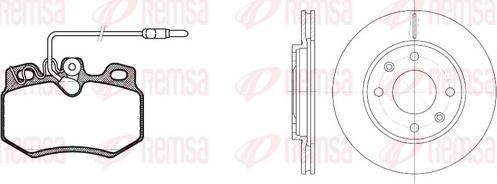 Remsa 8170.03 - Komplet kočnica, disk-kočnica www.molydon.hr