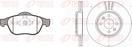 Remsa 8843.01 - Komplet kočnica, disk-kočnica www.molydon.hr