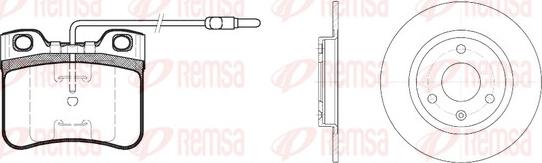 Remsa 8247.02 - Komplet kočnica, disk-kočnica www.molydon.hr