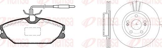 Remsa 8208.05 - Komplet kočnica, disk-kočnica www.molydon.hr