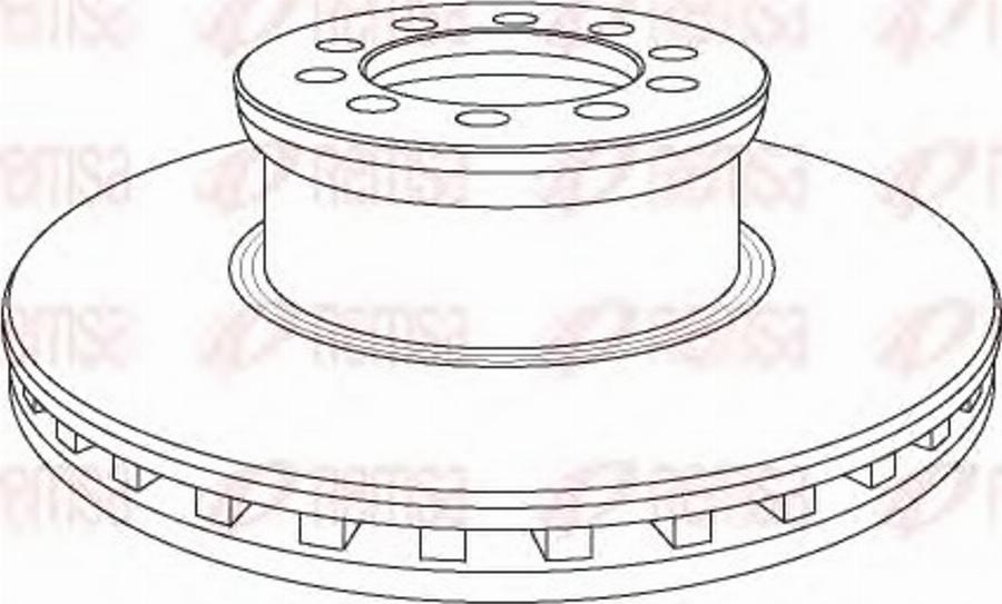 Remsa DCA1053.20 - Kočioni disk www.molydon.hr