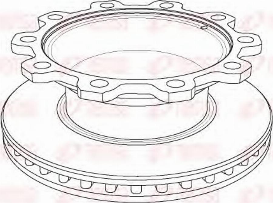 Remsa DCA1081.20 - Kočioni disk www.molydon.hr