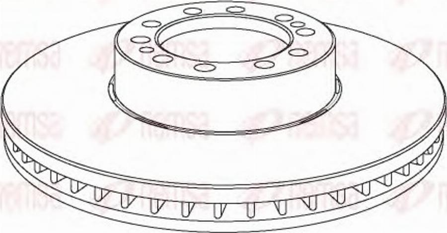 Remsa DCA1075.20 - Kočioni disk www.molydon.hr