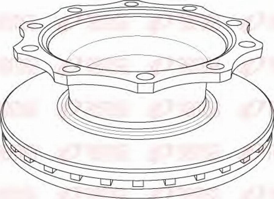 Remsa DCA1078.20 - Kočioni disk www.molydon.hr