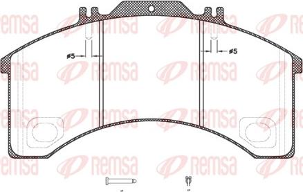 Remsa JCA 498.30 - Komplet Pločica, disk-kočnica www.molydon.hr