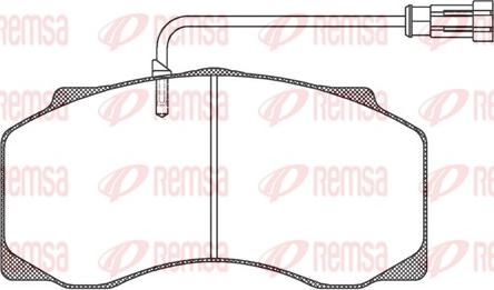 Remsa JCA 661.40 - Komplet Pločica, disk-kočnica www.molydon.hr