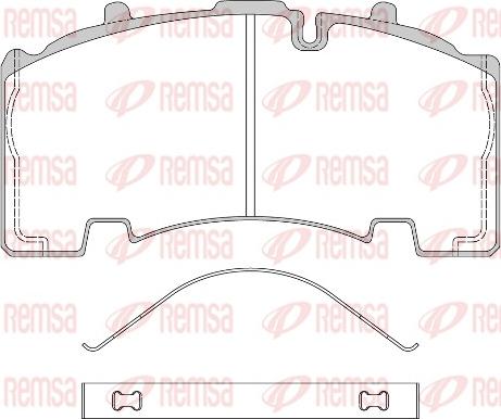 Remsa JCA 1555.00 - Komplet Pločica, disk-kočnica www.molydon.hr