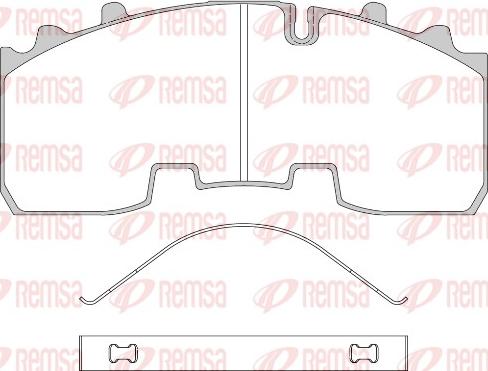 Remsa JCA 1556.00 - Komplet Pločica, disk-kočnica www.molydon.hr