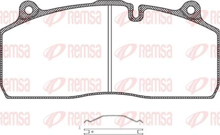 Remsa JCA 1316.00 - Komplet Pločica, disk-kočnica www.molydon.hr